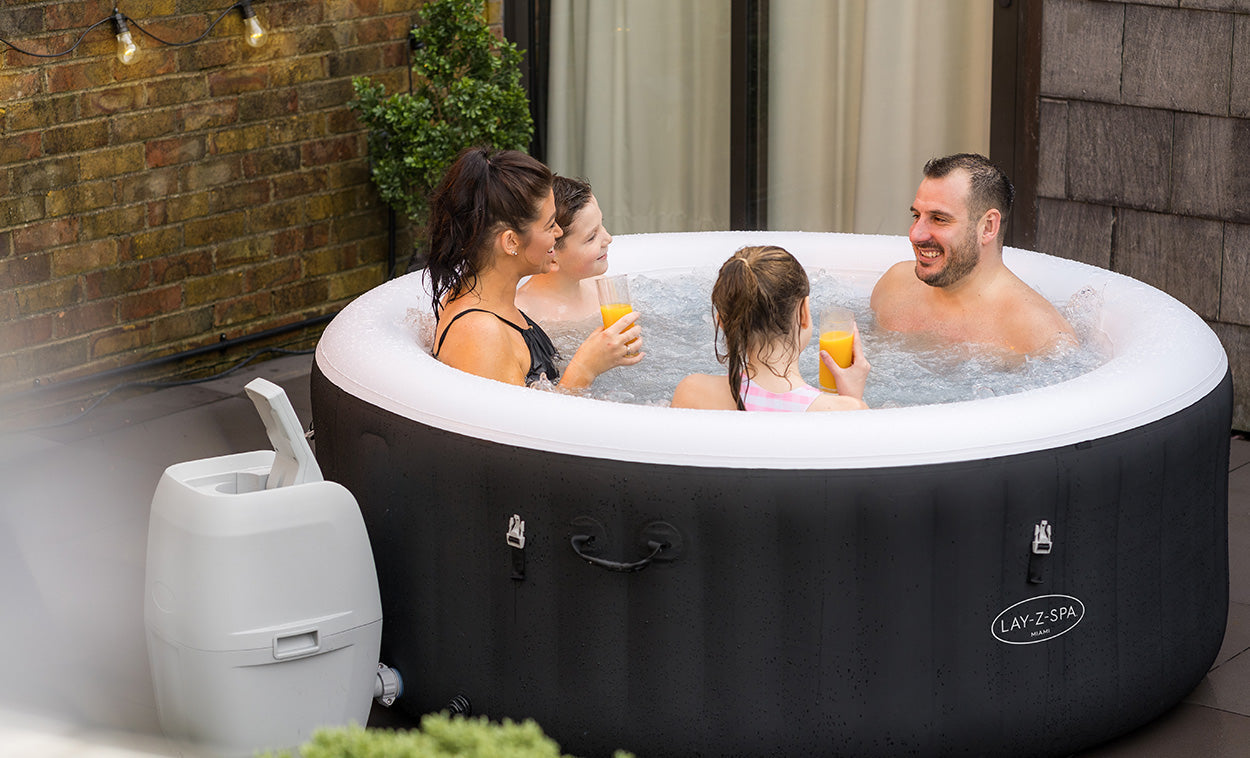 Lay-Z-Spa Miami AirJet 2-4 Person Inflatable Hot Tub
