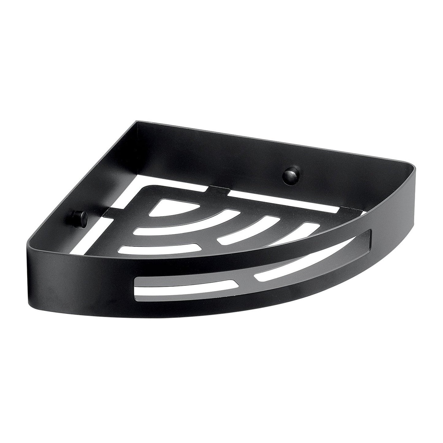 Origins Living Nerva Corner Shower Basket Matt Black