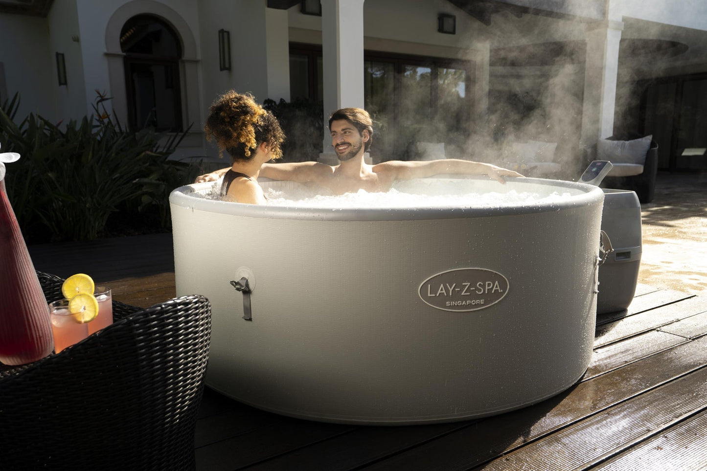 Lay-Z-Spa Singapore AirJet Plus 4-5 Person Inflatable Hot Tub