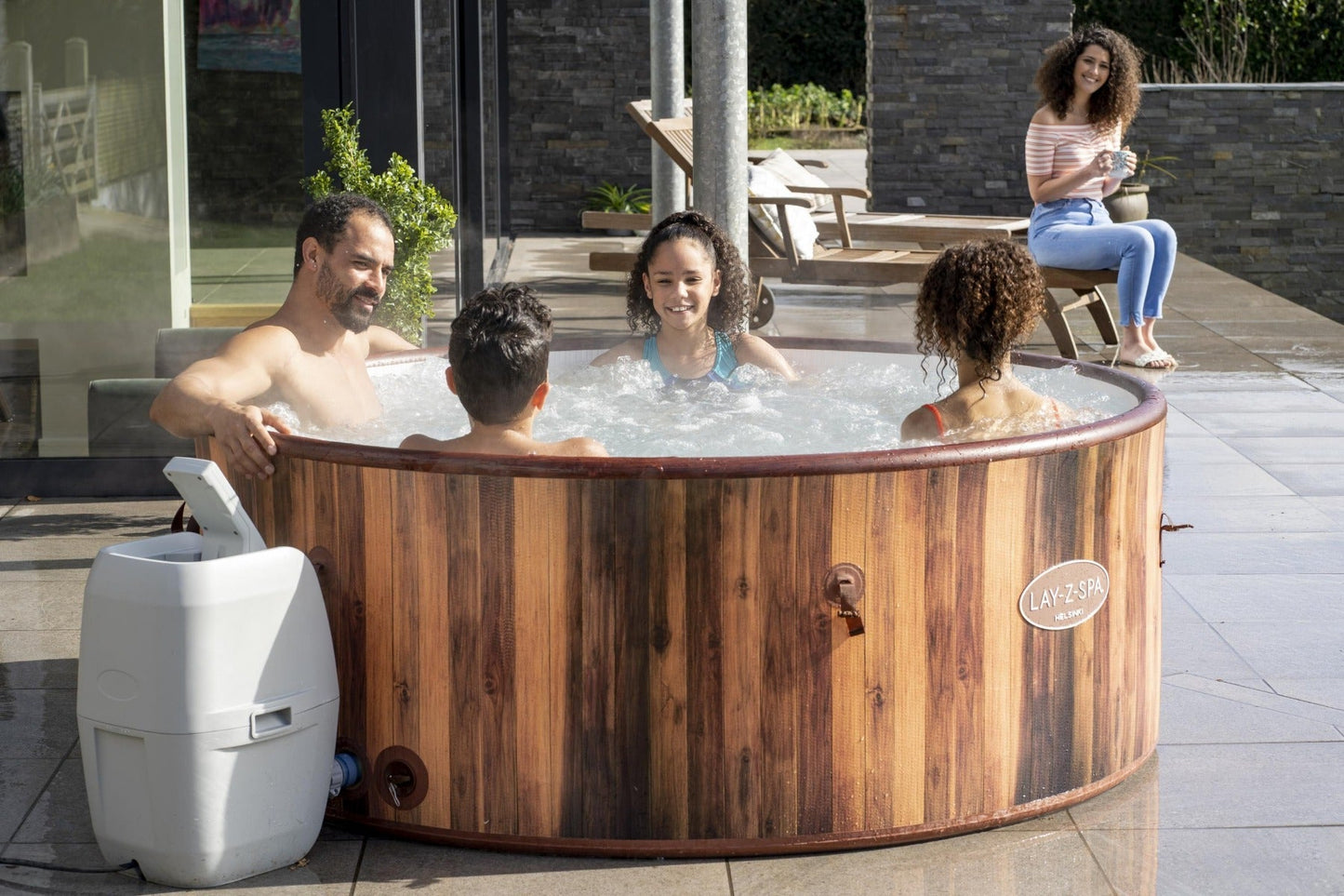 Lay-Z-Spa Helsinki AirJet 5-7 Person Inflatable Hot Tub