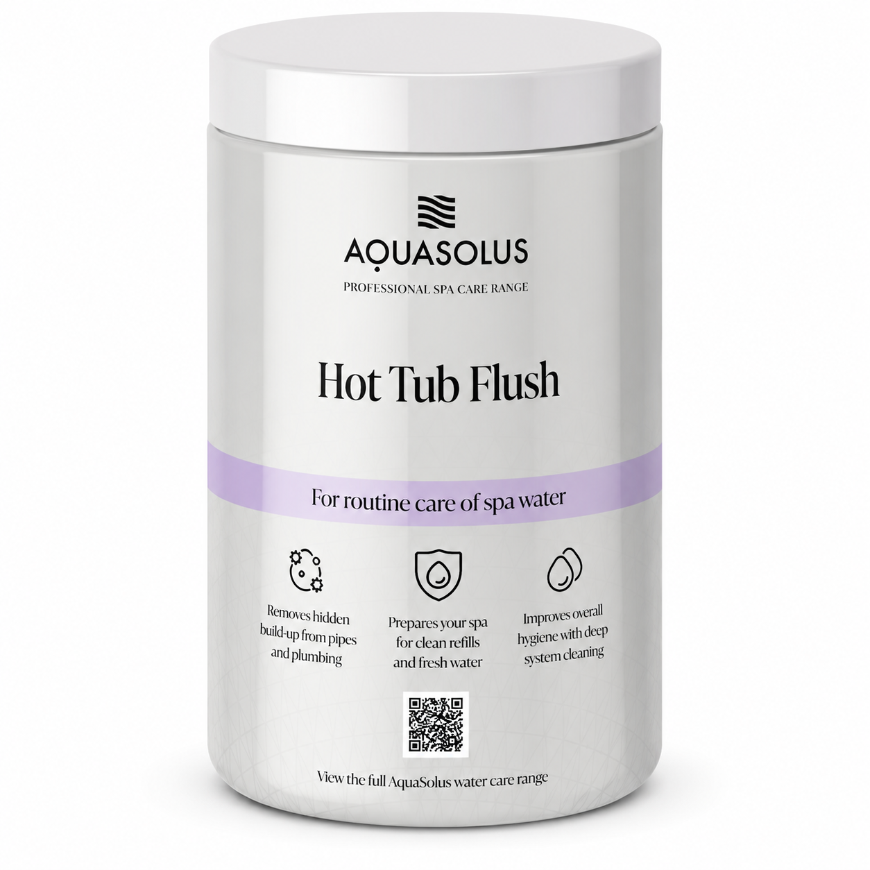 AquaSolus Hot Tub Flush 1 Litre