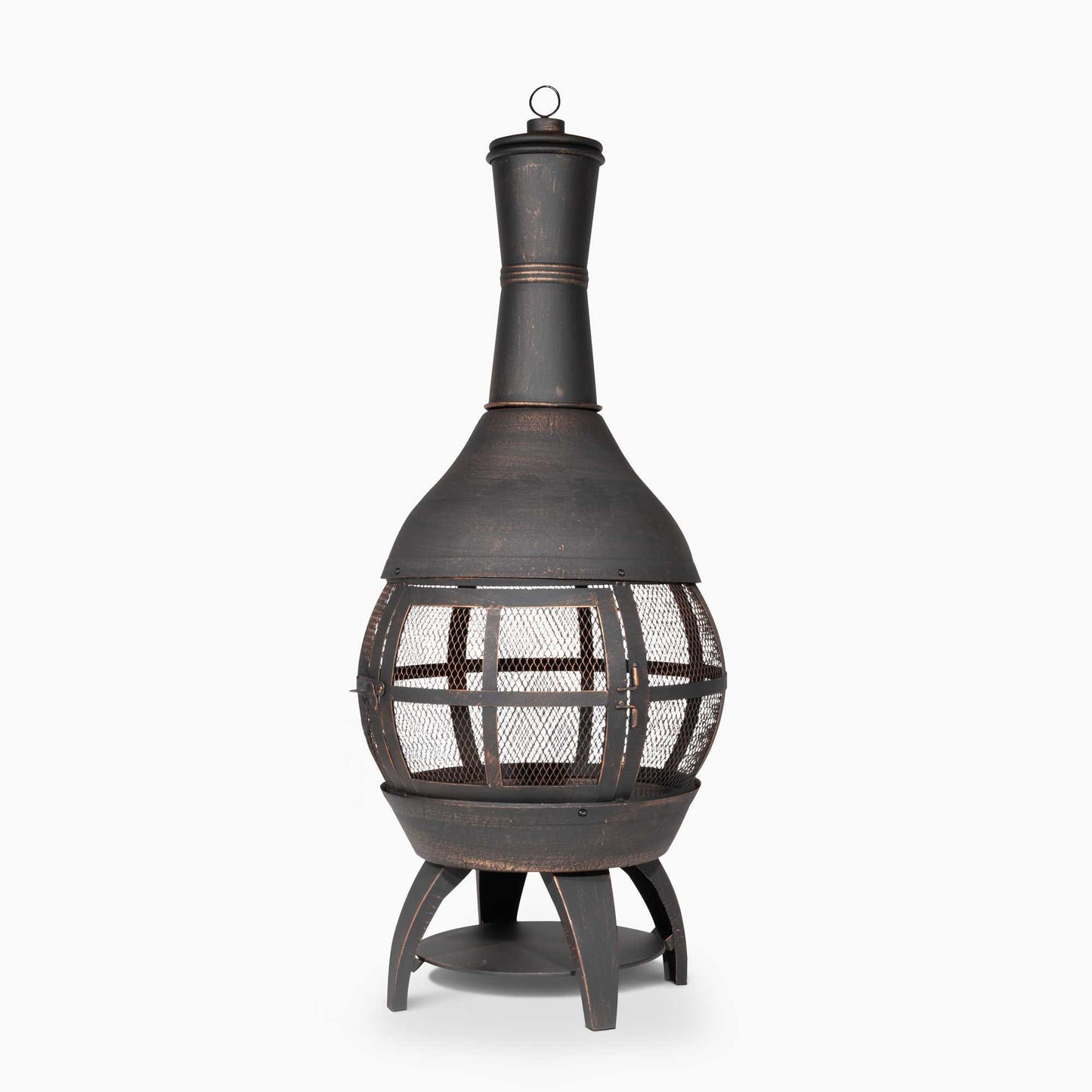 Deluxe 360° Chiminea - Antique Bronze
