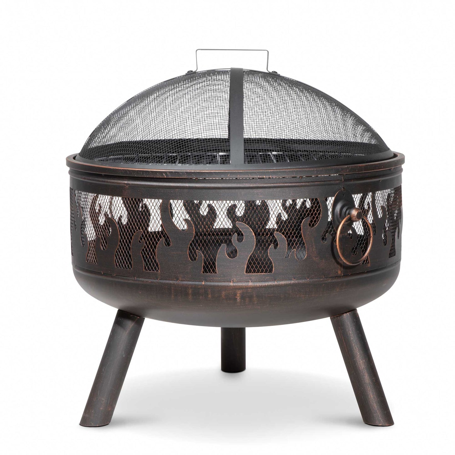 Deluxe Fire Pit With Cooking Grill