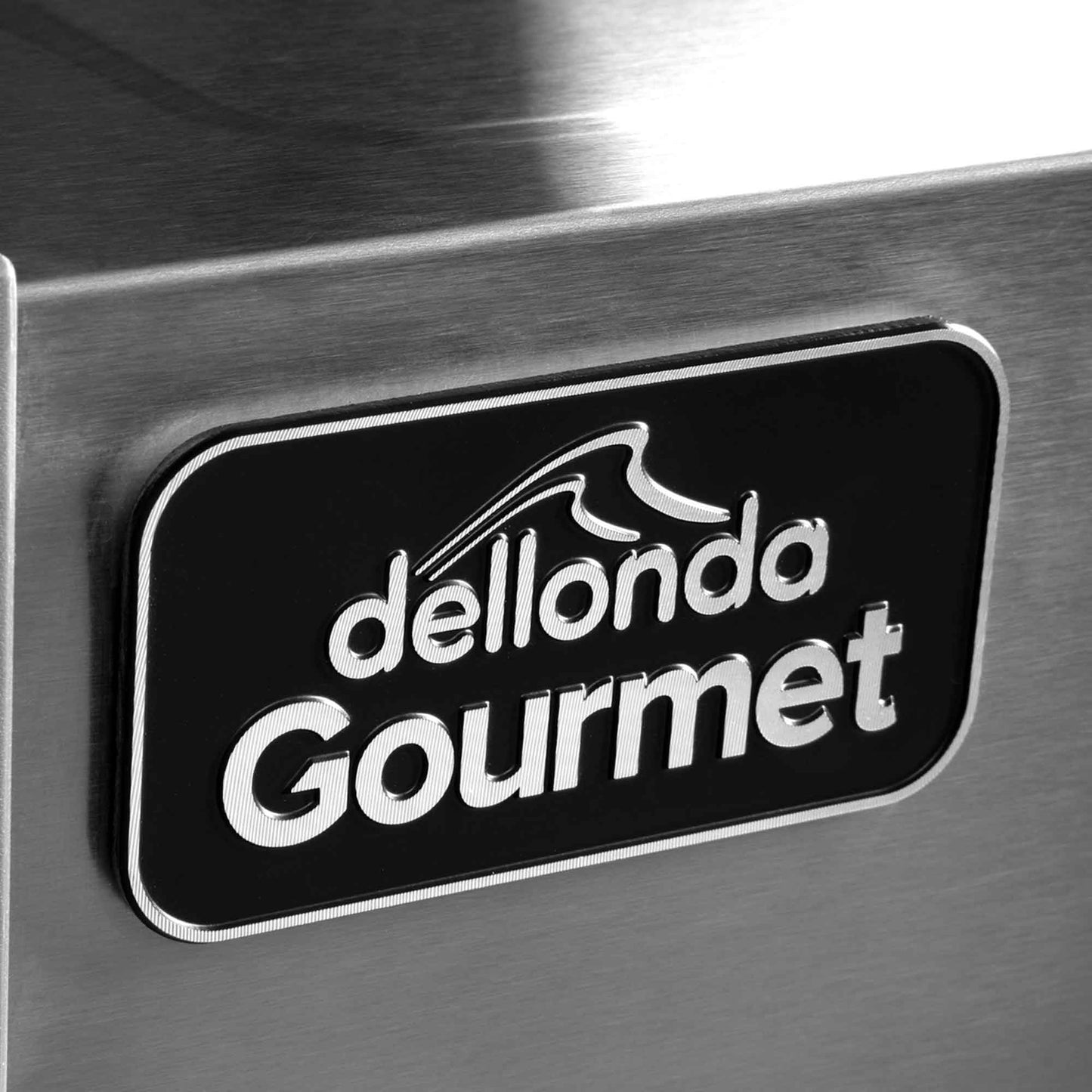 Dellonda 3 Burner Deluxe Gas BBQ With Cover - Stainless Steel