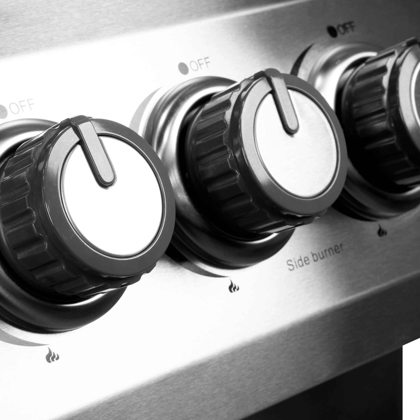 Dellonda 4+1 Burner Deluxe Gas BBQ - Stainless Steel