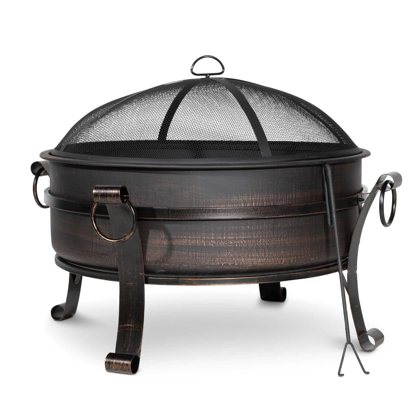 Deluxe 2-in-1 Fire Pit & Coffee Table - Antique Bronze