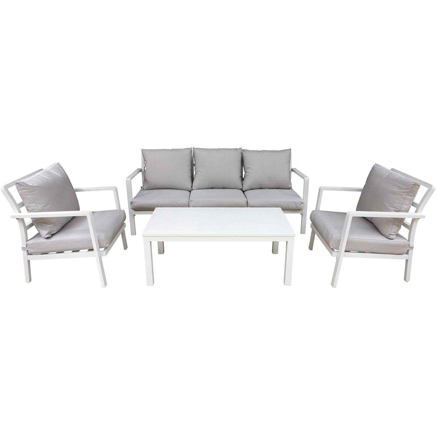 Dellonda Kyoto 5 Seater Aluminium Outdoor Lounge Set