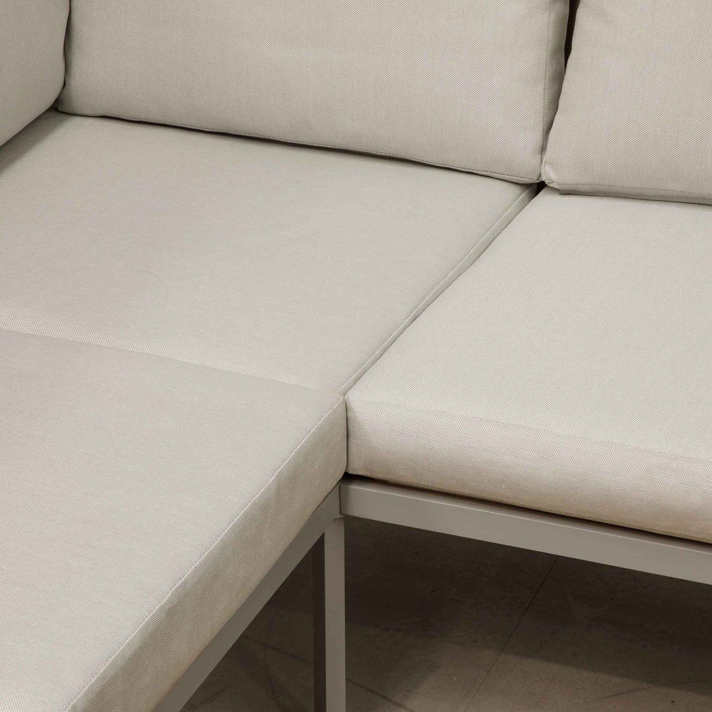 Dellonda Fusion 5 Seater Aluminium Outdoor Corner Sofa Set