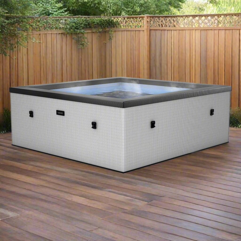 Wave Garda 4 Person Eco Foam Hot Tub Spa - Graphite Grey - Hot Tub Shop