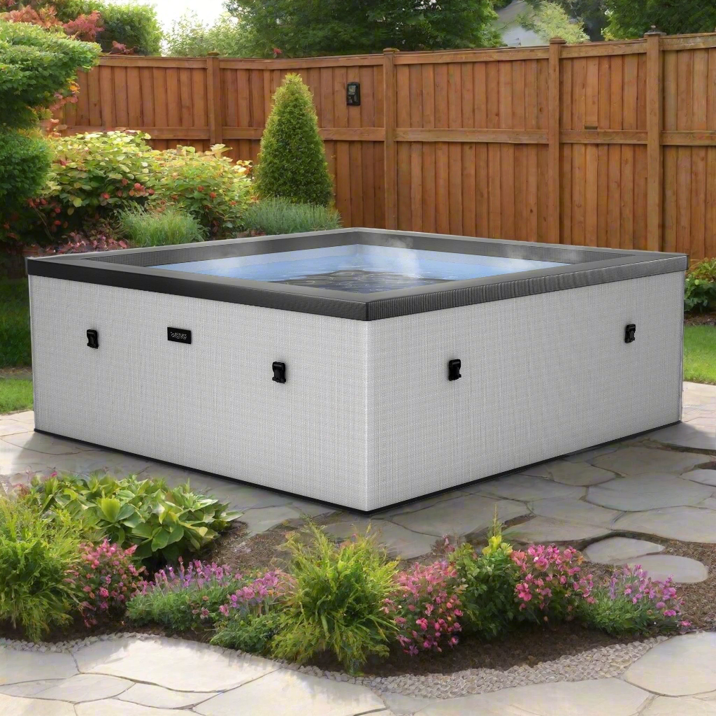 Wave Garda 6 Person Eco Foam Hot Tub Spa - Graphite Grey - Hot Tub Shop