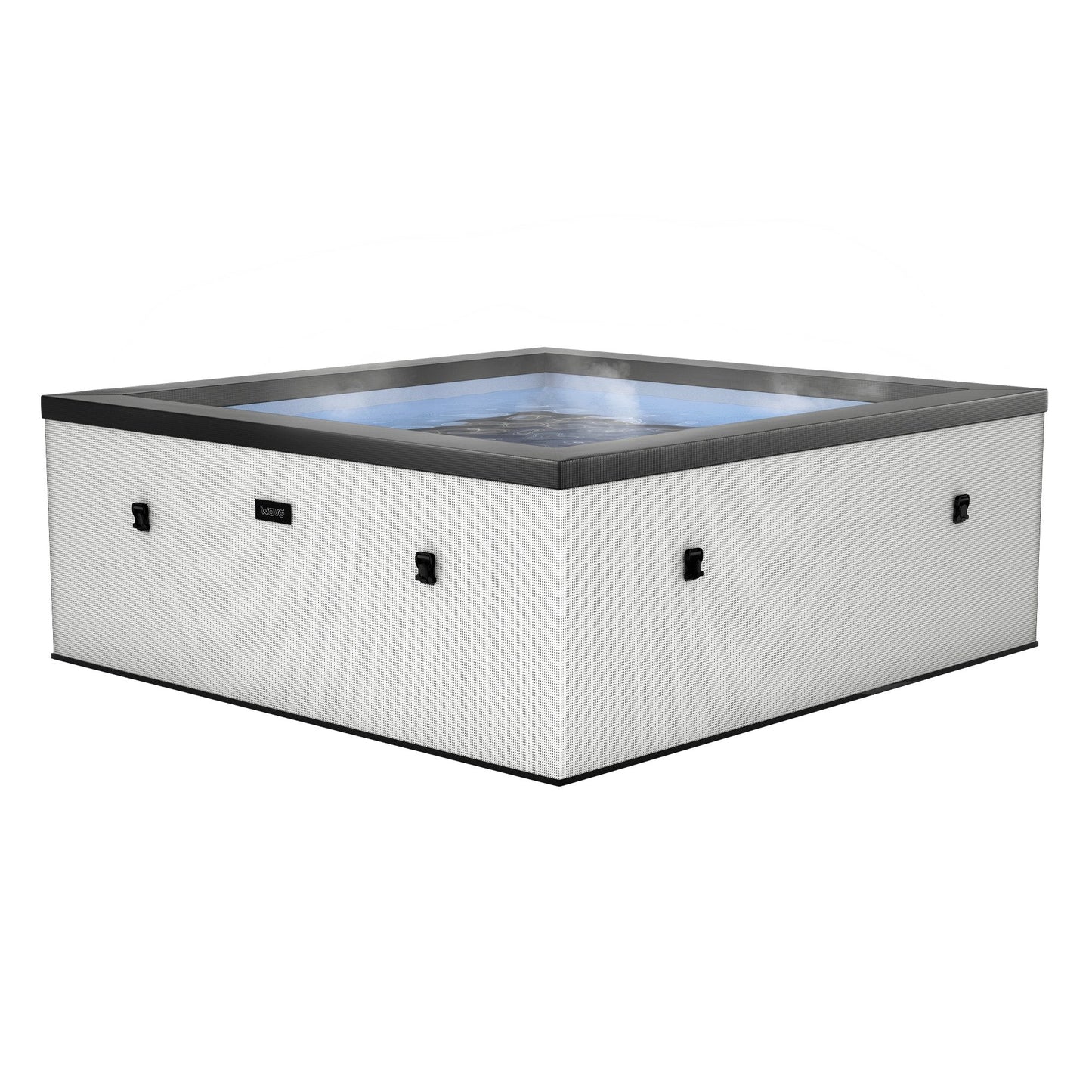 Wave Garda 4 Person Eco Foam Hot Tub Spa - Pebble White - Hot Tub Shop