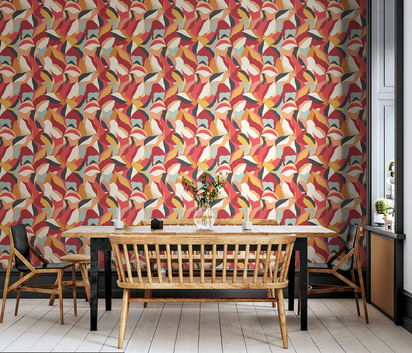 Hoopla Walls Leafy Patchwork Spice Mix