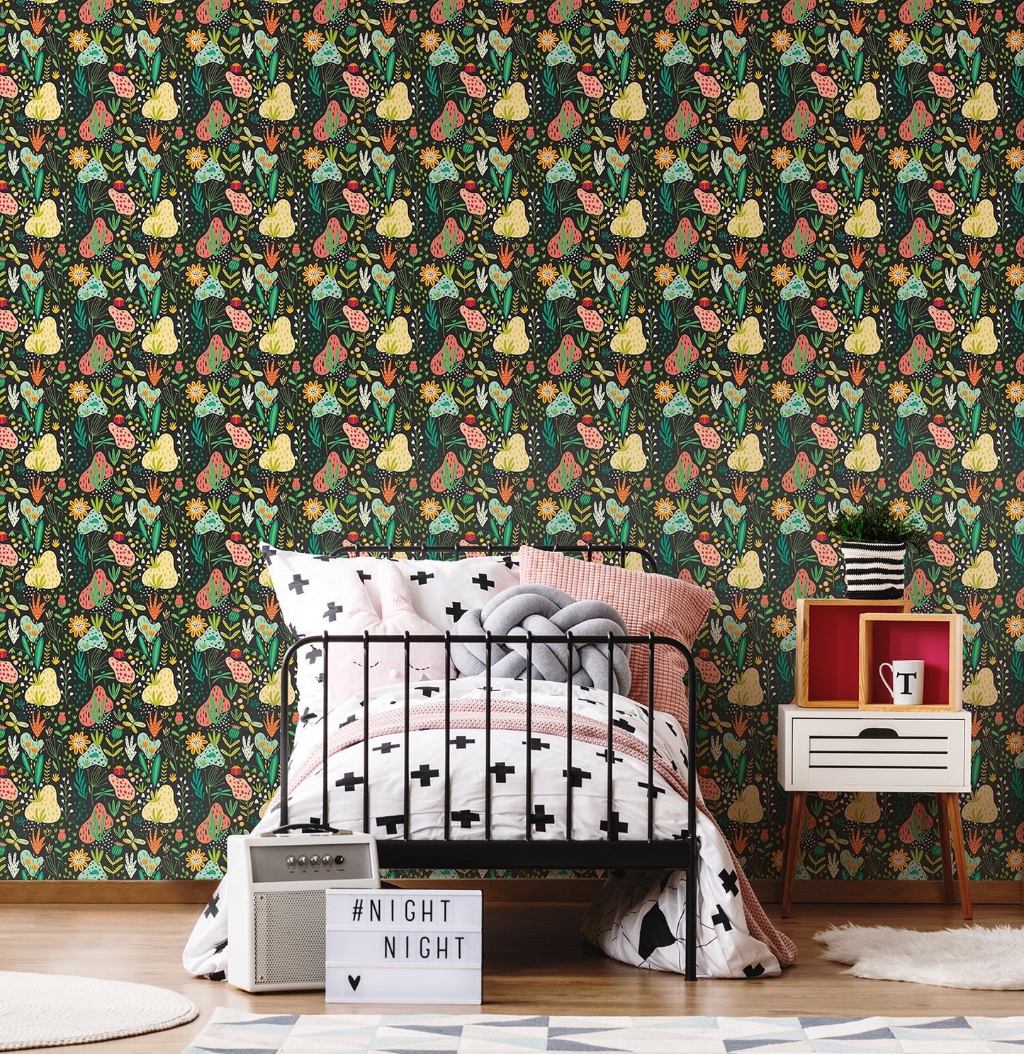 Hoopla Walls Bug Garden Marmalade Twist