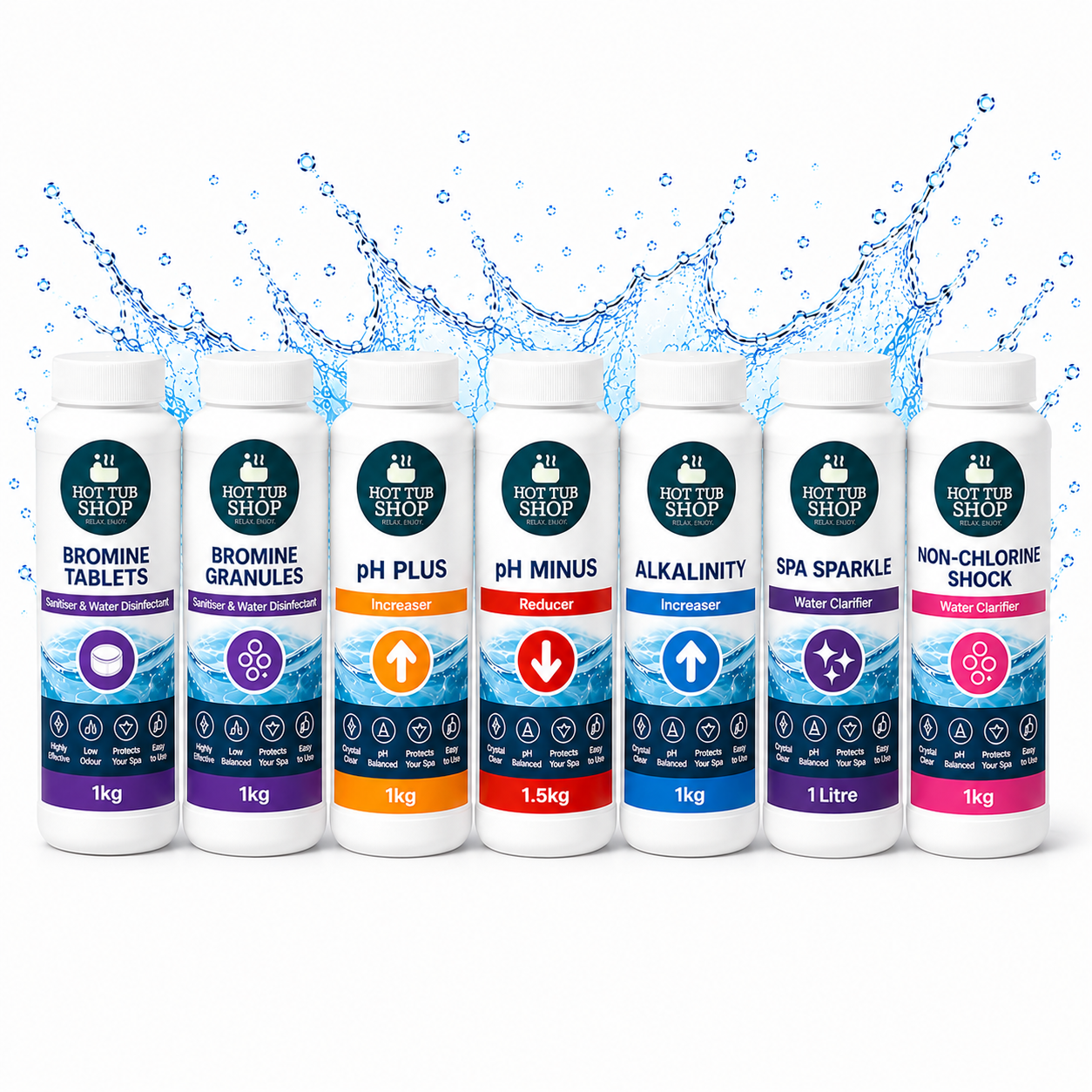 Bromine Hot Tub Water Care Kit