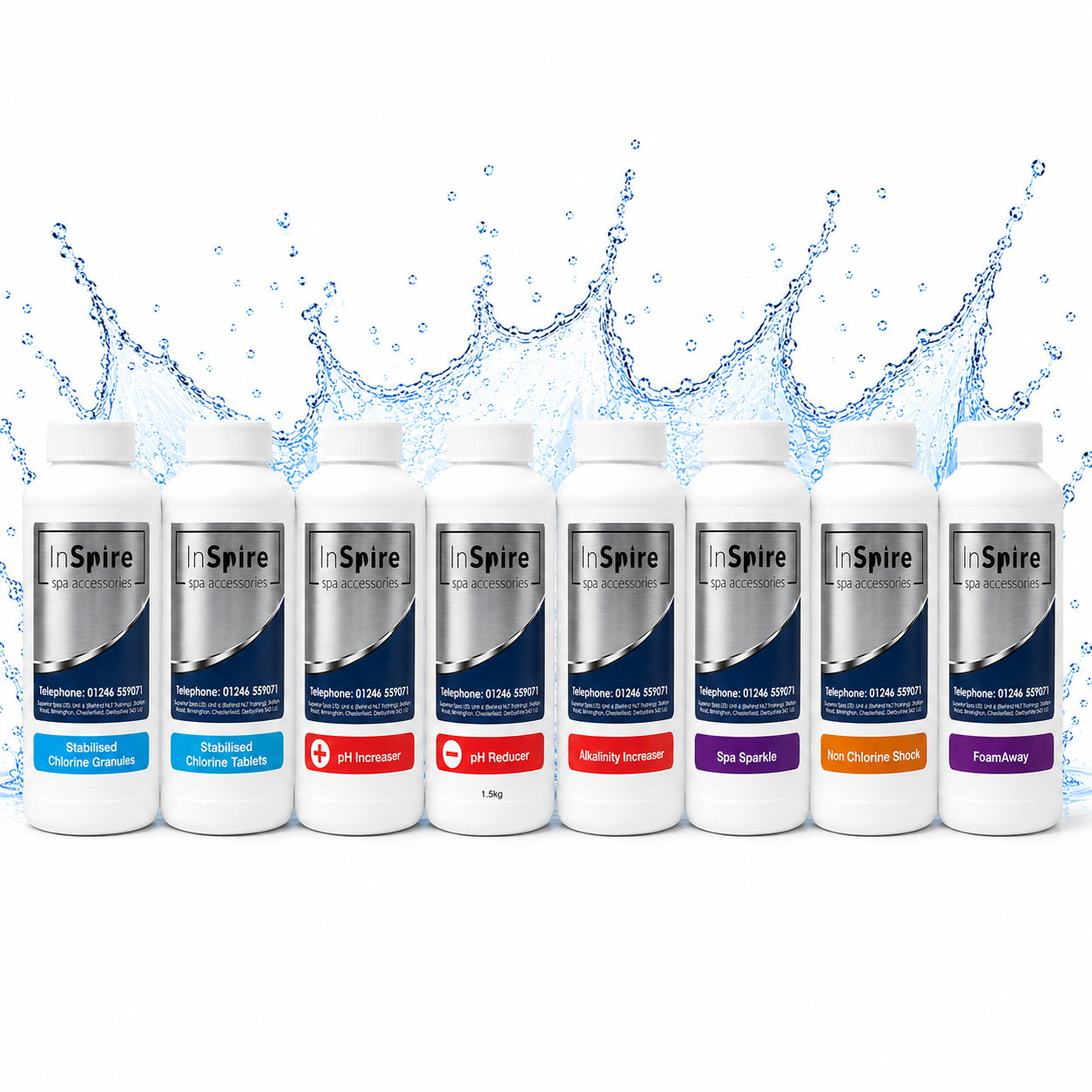 InSpire Complete Hot Tub Water Care Kit