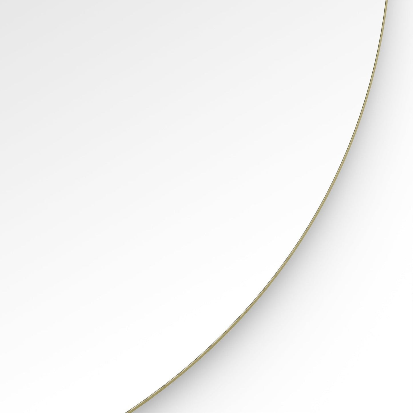 Origins Living Oslo Round Mirror 60cm Brushed Brass