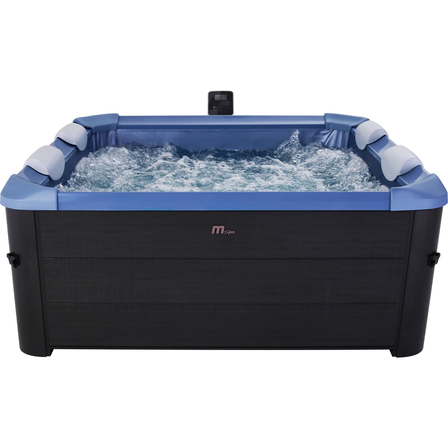 MSpa Oslo 4-6 Person Portable Hard Frame Hot Tub Spa - Sapphire - Hot Tub Shop