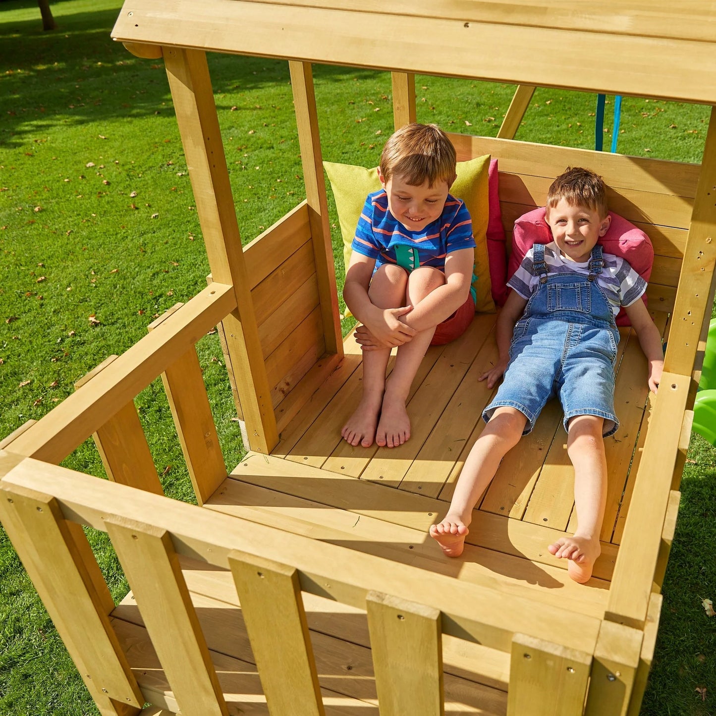 TP Treehouse Wooden Play Tower Wooden Balcony - FSC® certified