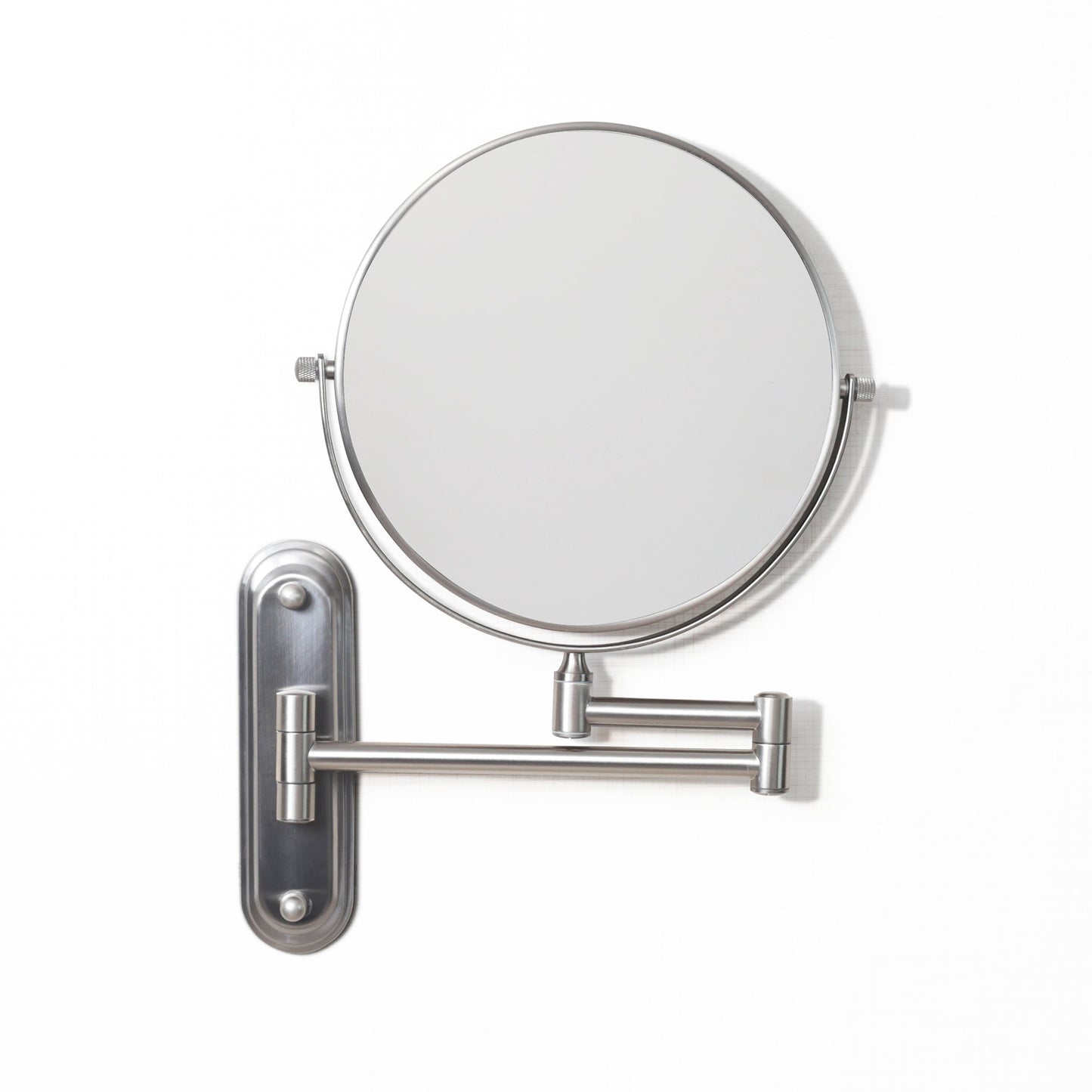 Origins Living Taylor Reversible 5 X Magnifying Wall Mirror Brushed Nickel - Hot Tub Shop