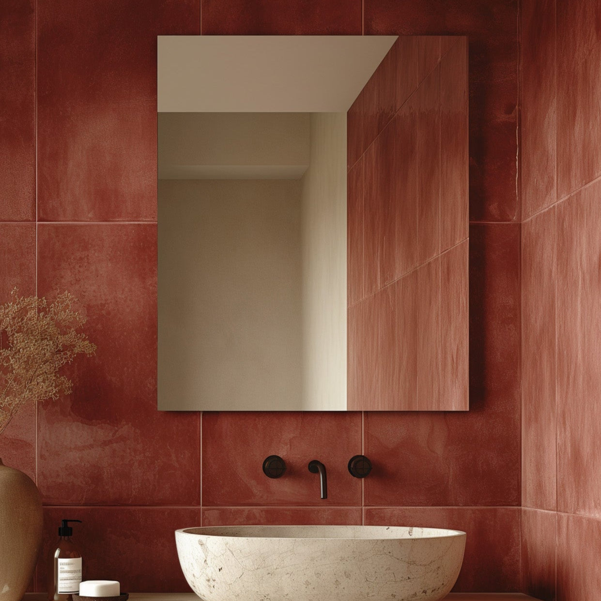 Origins Living Slim Square 60 Mirror 60x60cm - Hot Tub Shop