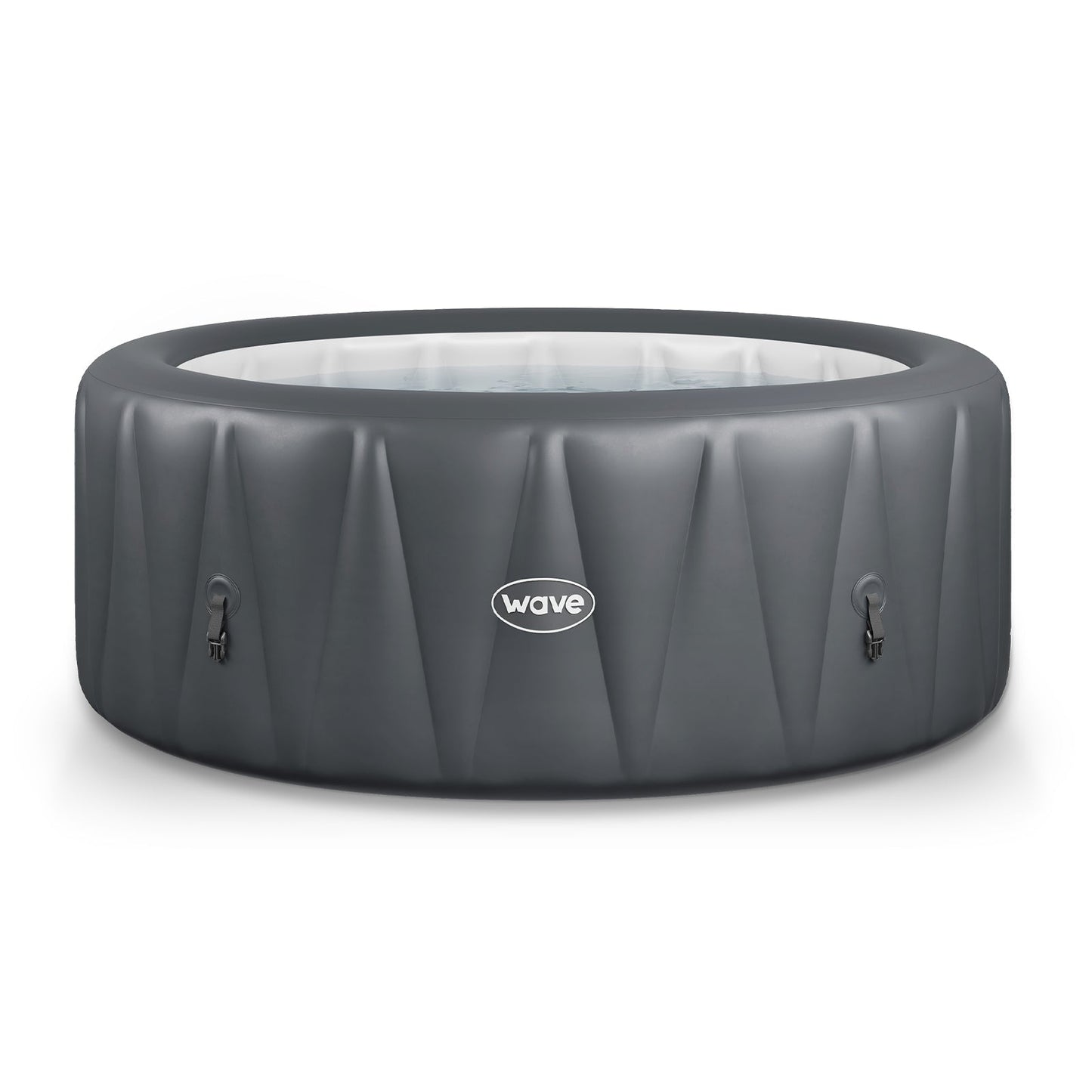 Wave Atlantic 4 Person Inflatable Hot Tub Spa - Dark Grey - Hot Tub Shop