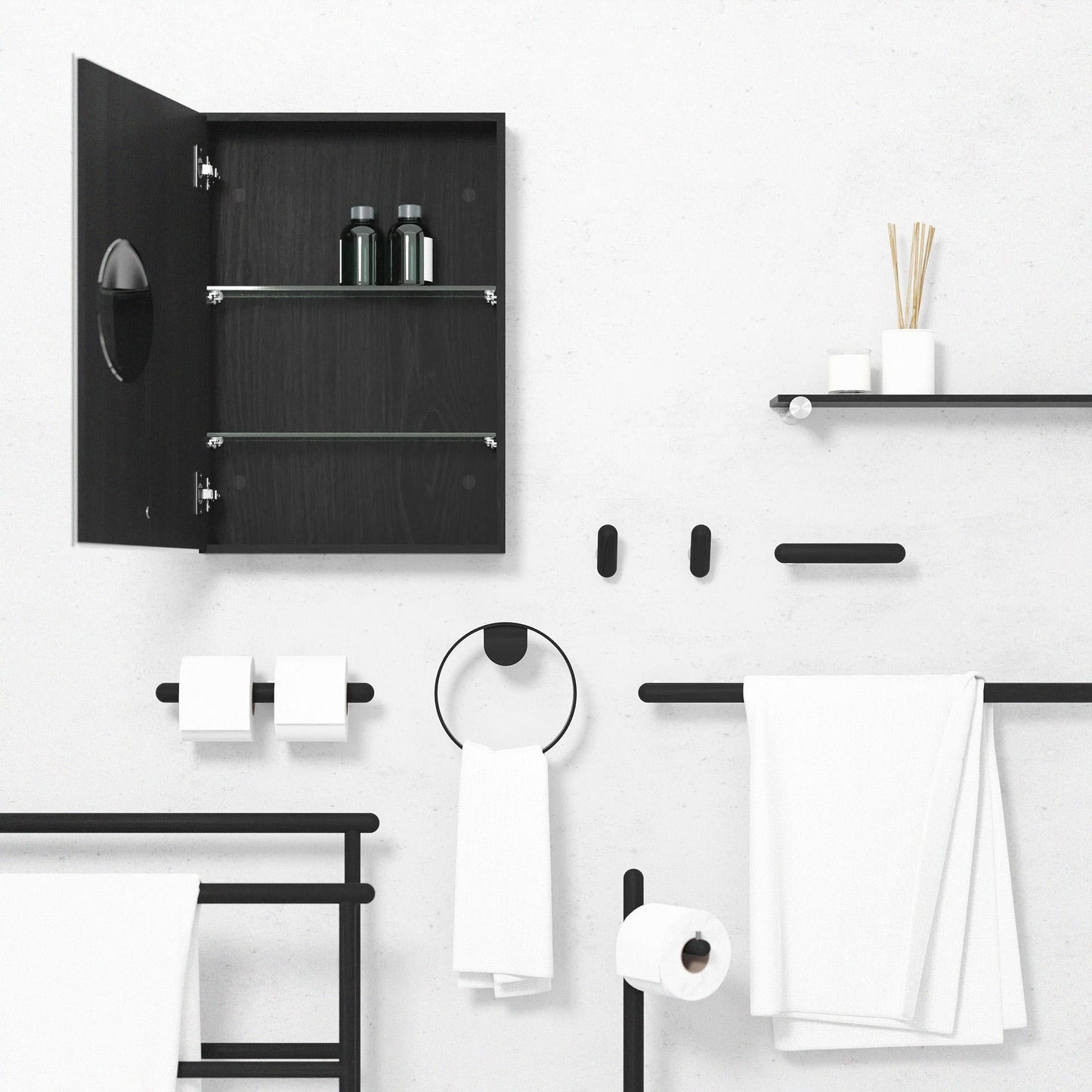 Wireworks Cabinet Slimfit 600 Dark Oak