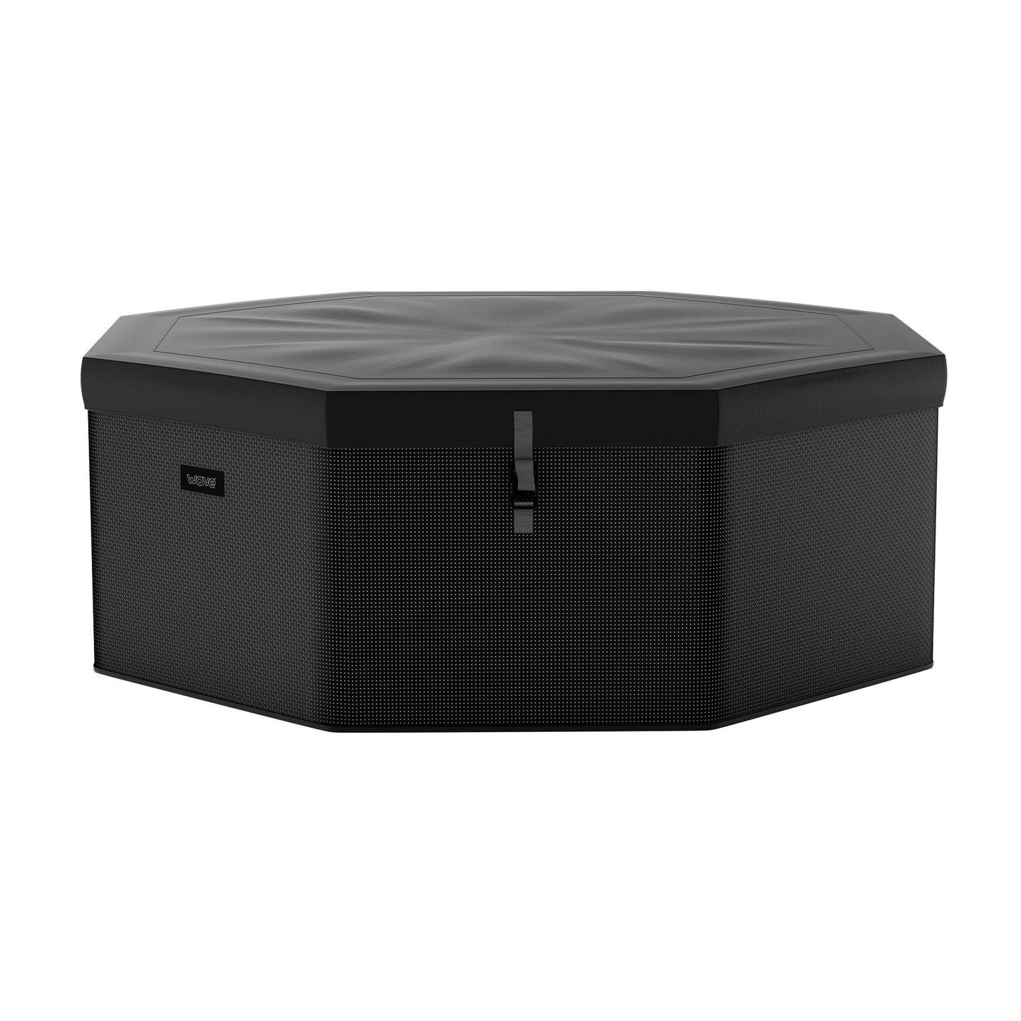 Wave Como 6 Person Eco Foam Hot Tub Spa - Charcoal Black (Energy Efficient Bundle)