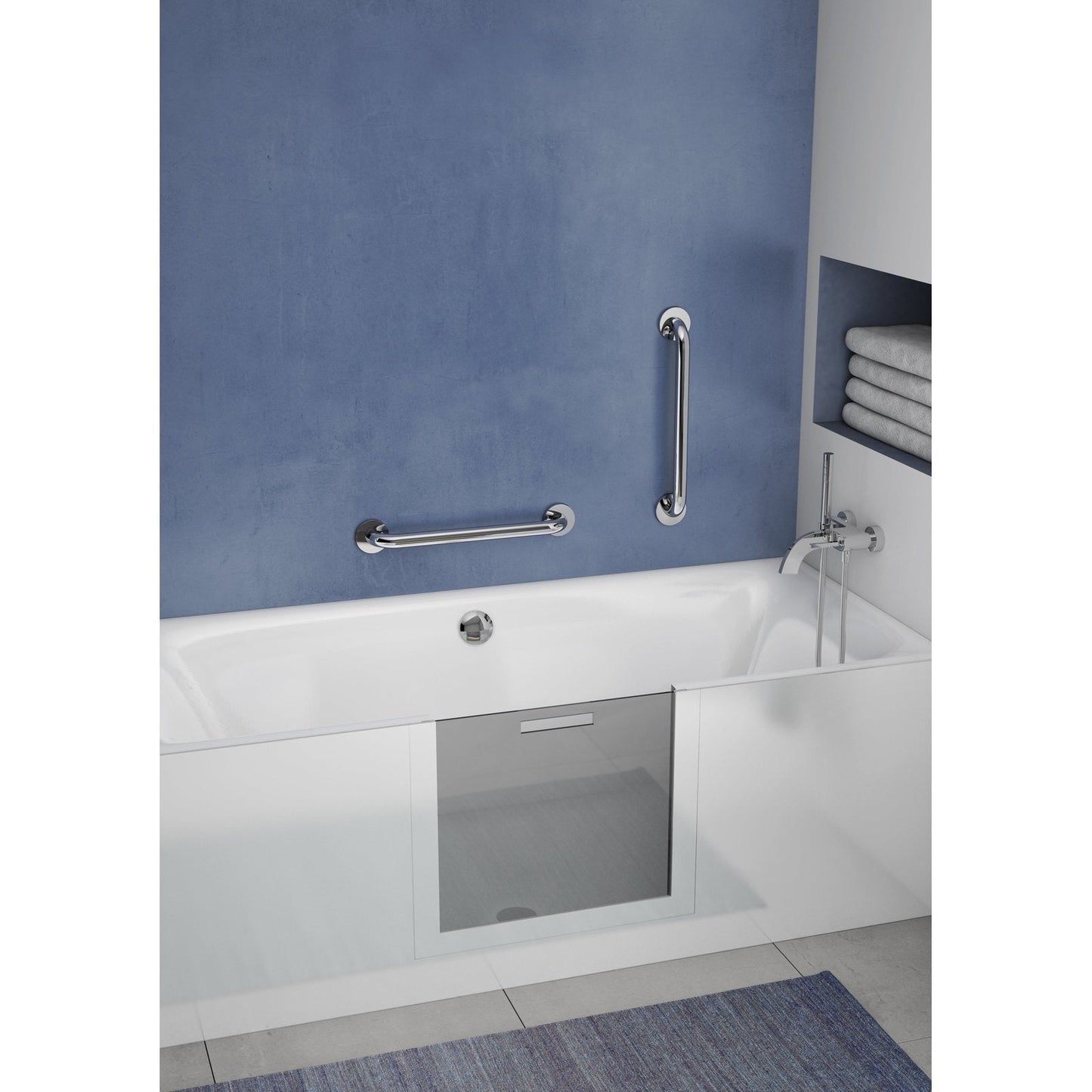 Origins Living Gedy G Pro Grab Bar 53cm Polished Stainless Steel - Hot Tub Shop