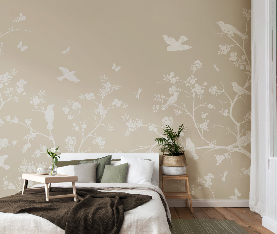 Origin Murals Blossom Trail Natural Stone 350cm X 280cm
