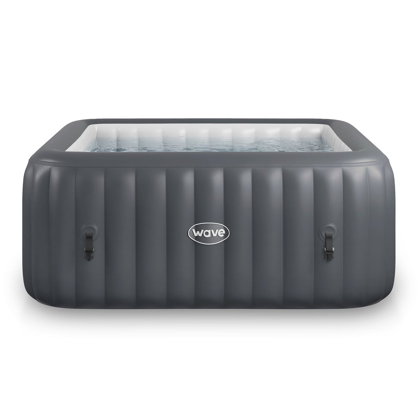 Wave Pacific 4 Person Inflatable Hot Tub Spa - Dark Grey - Hot Tub Shop