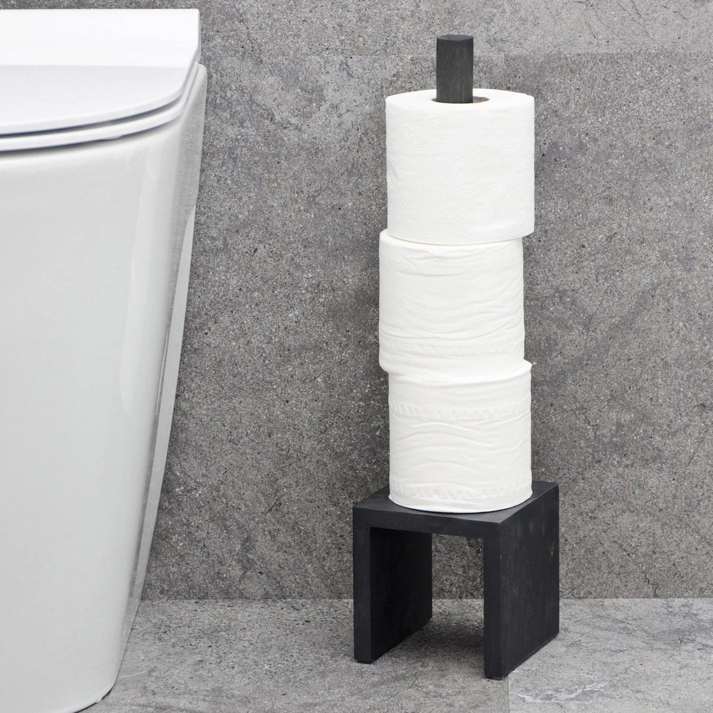 Wireworks Roll Holder Cosmos Dark Oak