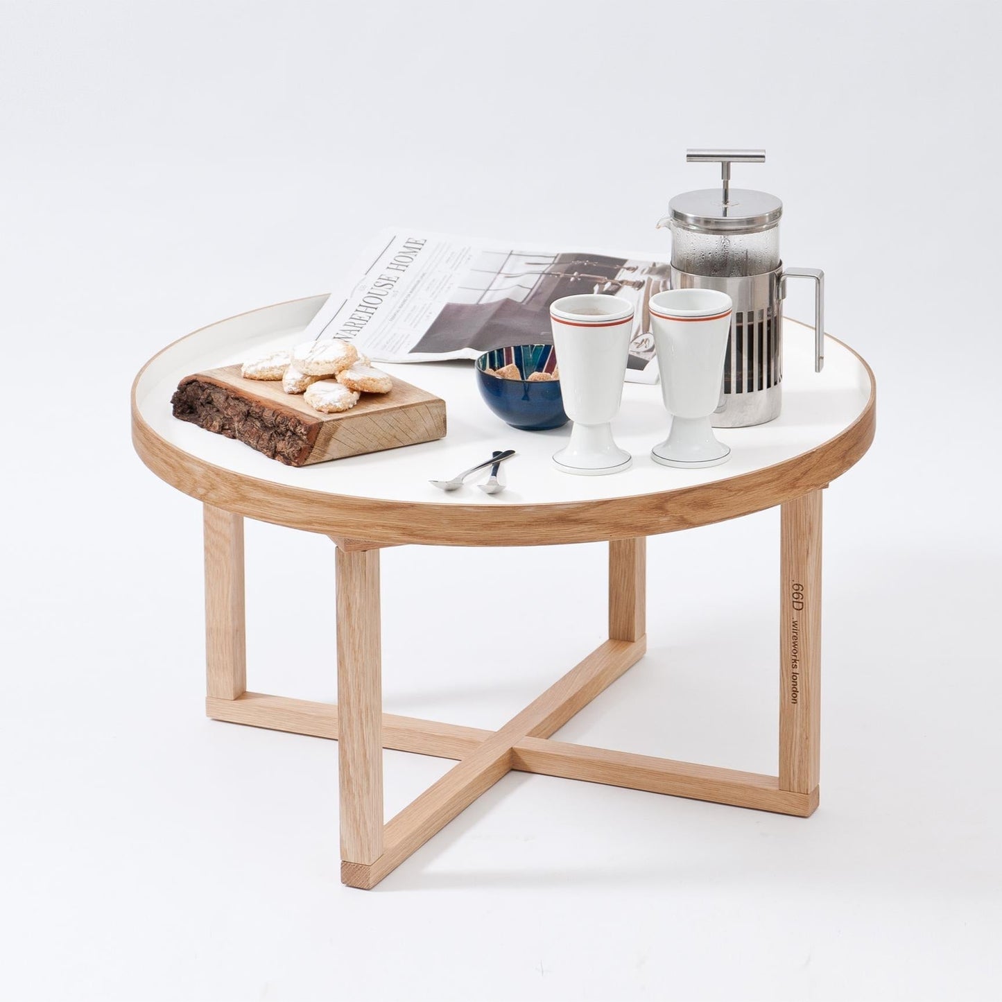 Wireworks Round Table 66 D White