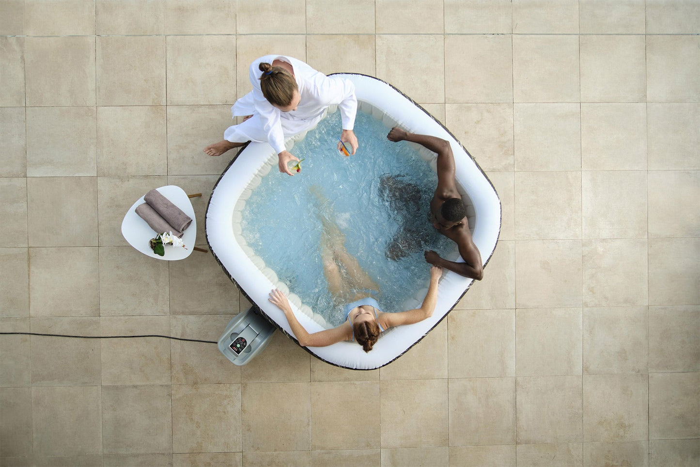 Lay-Z-Spa Florence AirJet 4-6 Person Inflatable Hot Tub