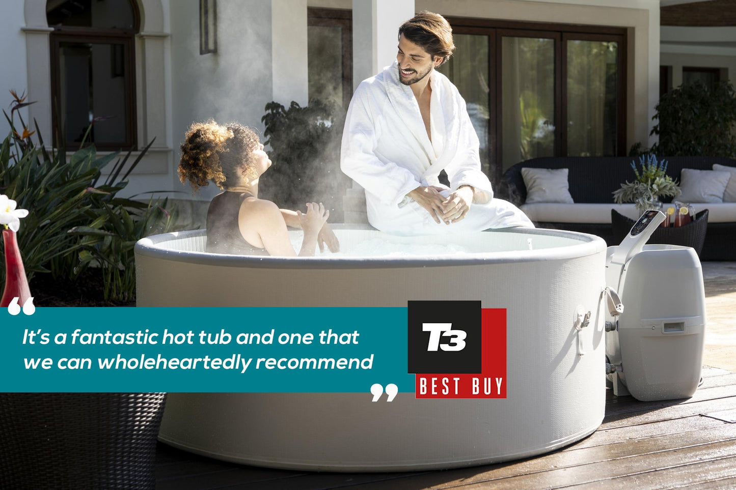 Lay-Z-Spa Singapore AirJet Plus 4-5 Person Inflatable Hot Tub