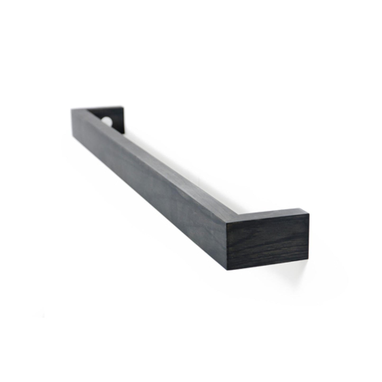 Wireworks Towel Rail 72cm Slimline Dark Oak