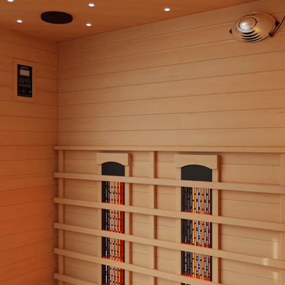 KOVE Corner Full Spectrum Infrared Sauna – 3–4 Person