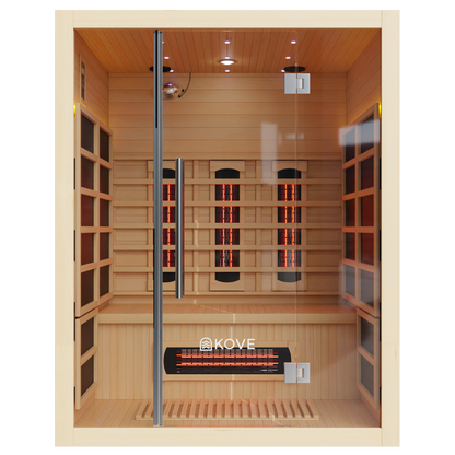 KOVE Full Spectrum Infrared Sauna – 3 Person