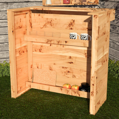 Rustic Wooden Pallet Bar - 100cm - Hot Tub Shop