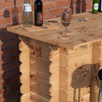 Large Wooden Interlock Bar - Hot Tub Shop