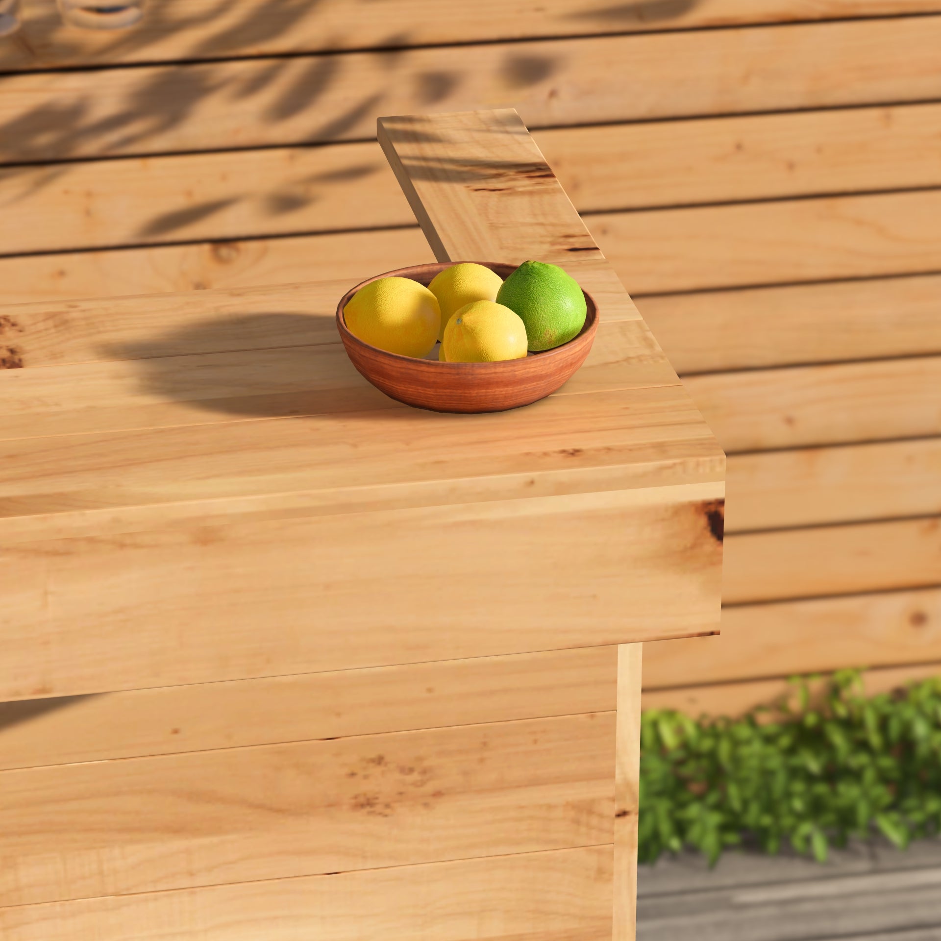 Rustic Wooden Pallet Bar - 80cm - Hot Tub Shop