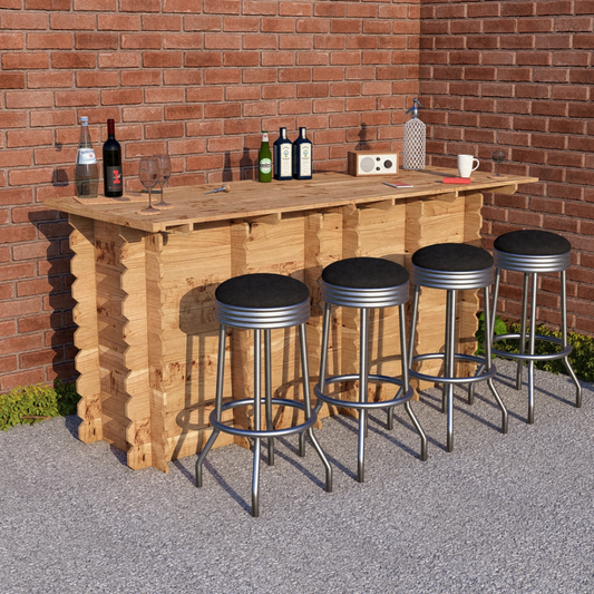 Large Wooden Interlock Bar - Hot Tub Shop