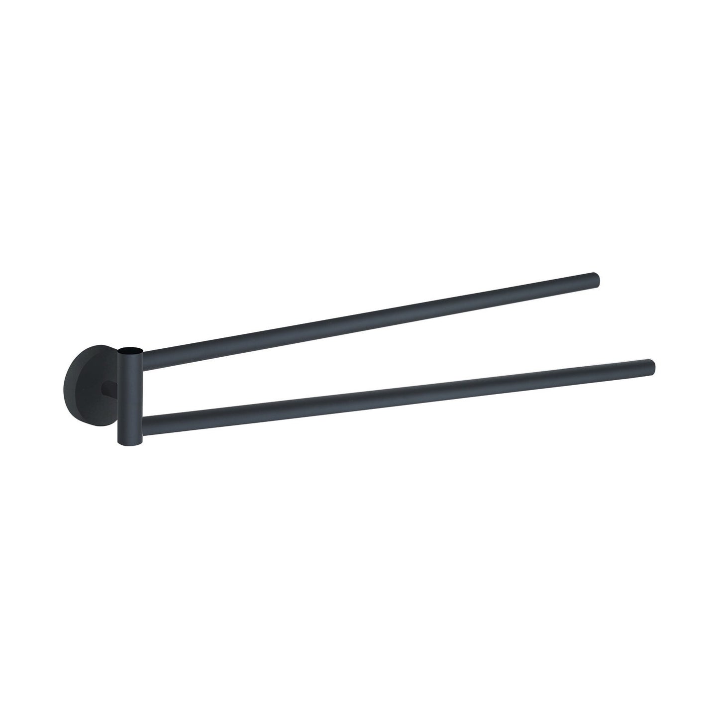 Origins Living Gedy Eros Double Swing Towel Rail Matt Black - Hot Tub Shop