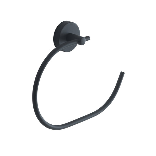 Origins Living Gedy Eros Towel Ring Matt Black - Hot Tub Shop