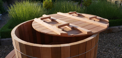 Scandinavian Cedar 2 Person Wood-Fired Hot Tub