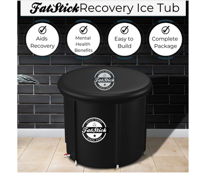 FatStick Recovery Ice Bath | Cold Water Therapy & Recovery Plunge Tub | Round/Oval - Hot Tub Shop