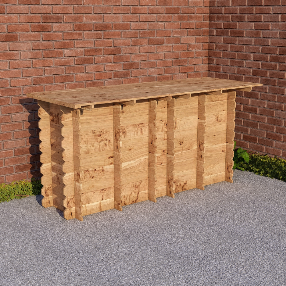 Large Wooden Interlock Bar - Hot Tub Shop