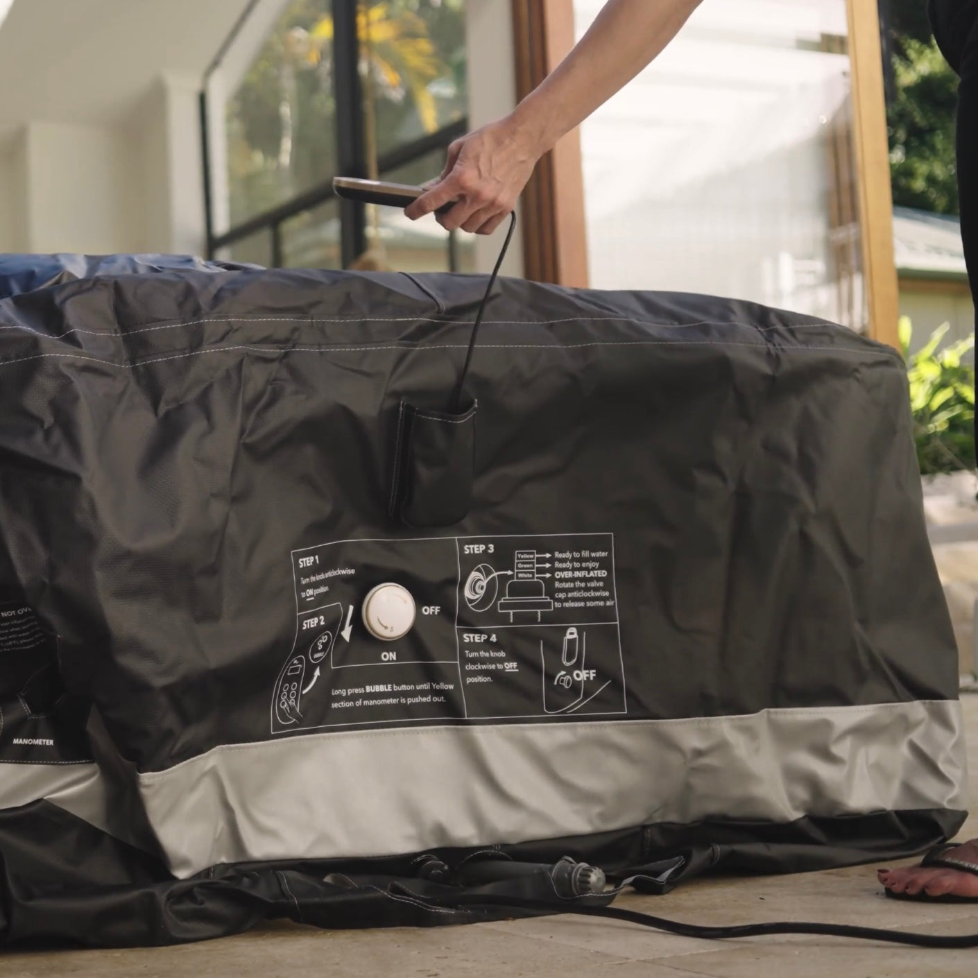 MSpa Portland 4-6 Person Inflatable Hot Tub - Hot Tub Shop