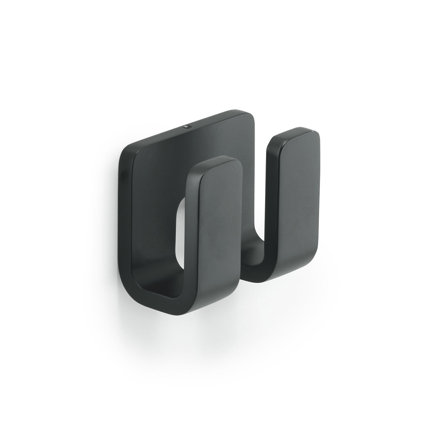 Origins Living Gedy Outline Double Robe Hook Matt Black - Hot Tub Shop