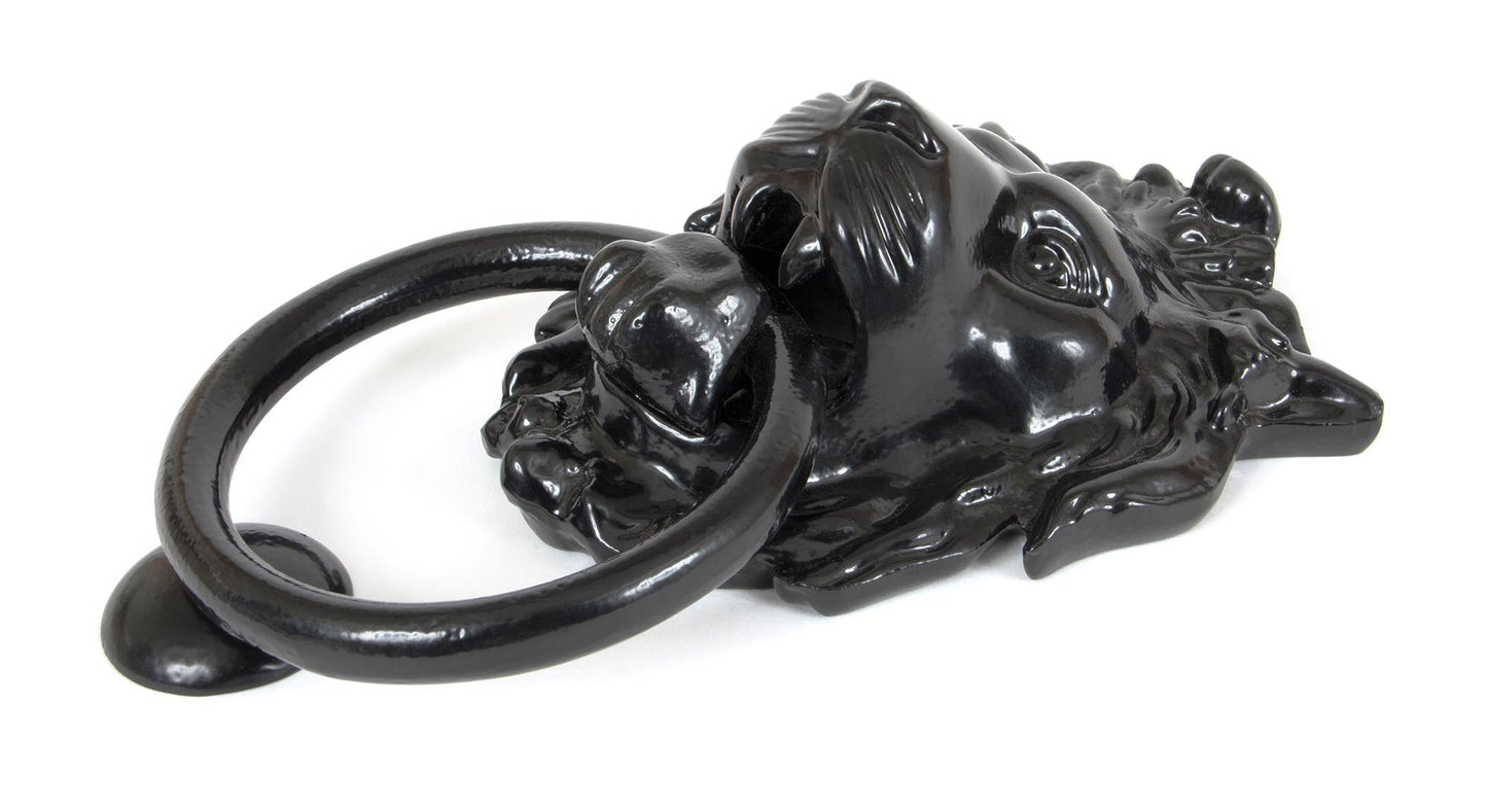 From The Anvil Lion Head Door Knocker