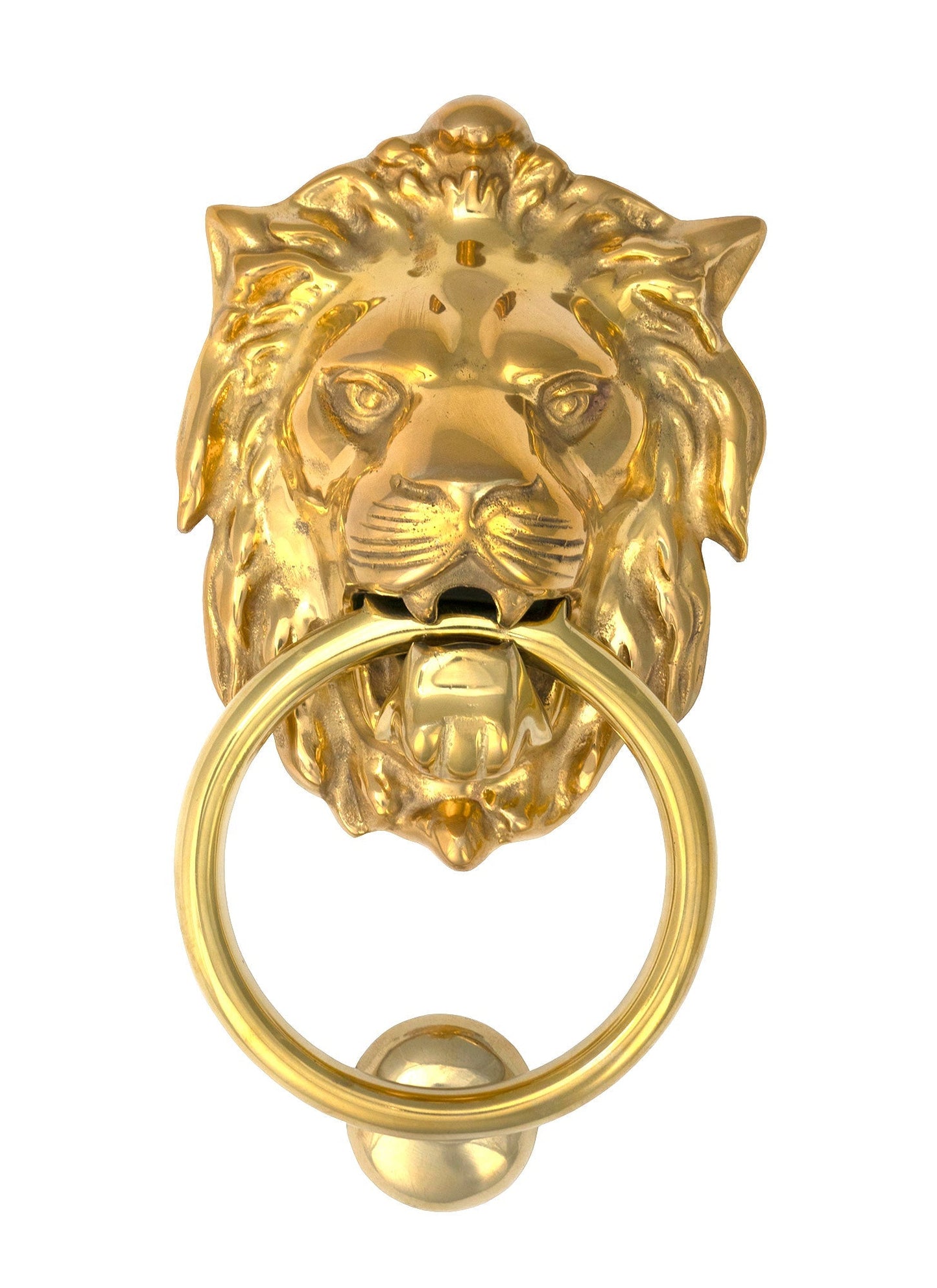 From The Anvil Lion Head Door Knocker